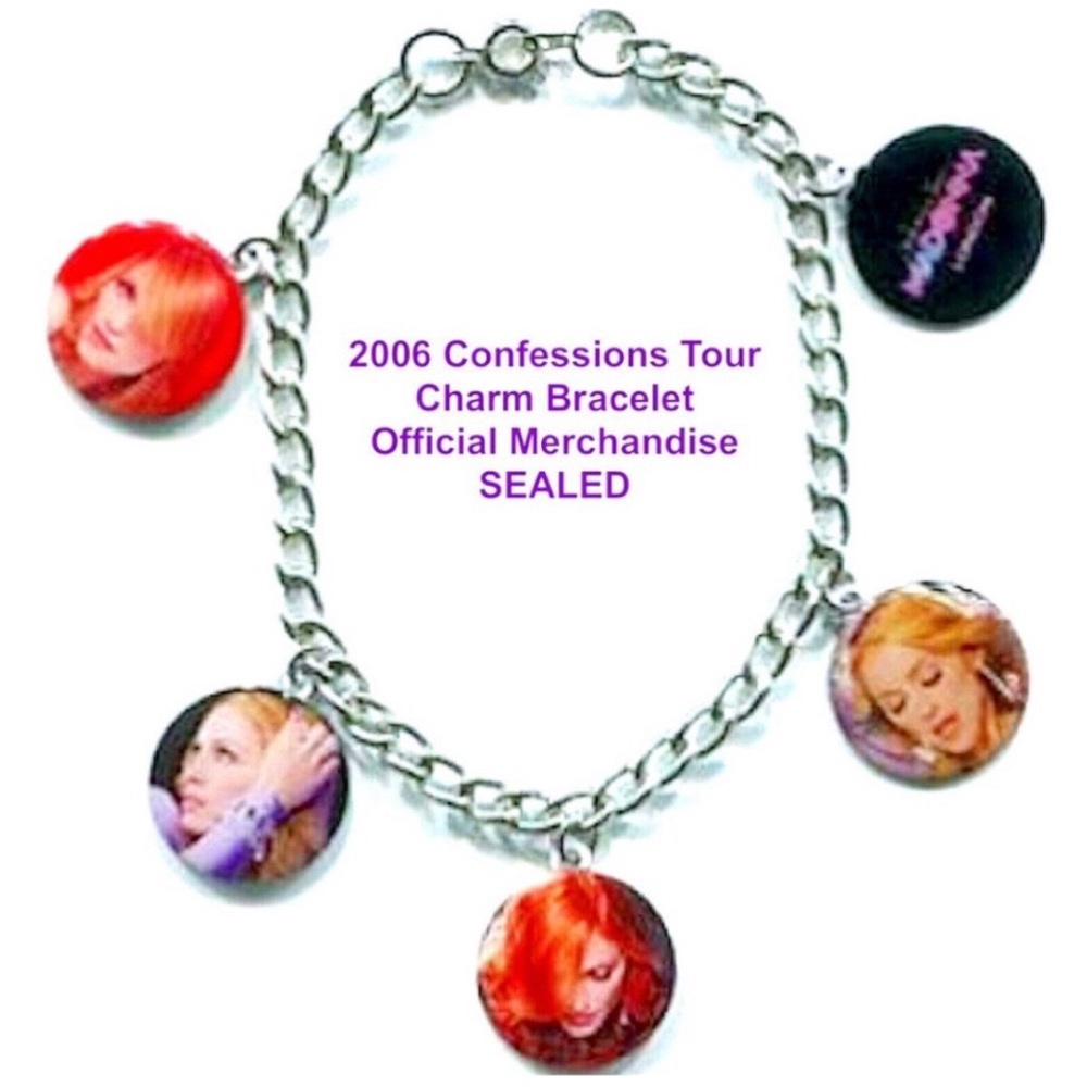 🆕 MADONNA ~ CHARM BRACELET ~ CONFESSIONS TOUR 2006 Official Concert Merchandise